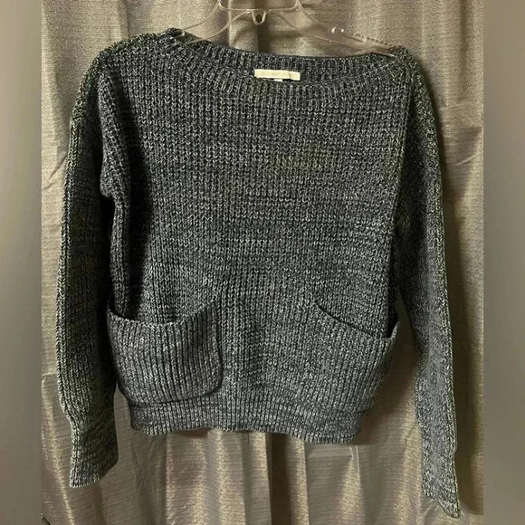 Victoria’s Secret Grey Oversized Sweater With Pockets Women’s Size Small Petite - Picture 1 of 4